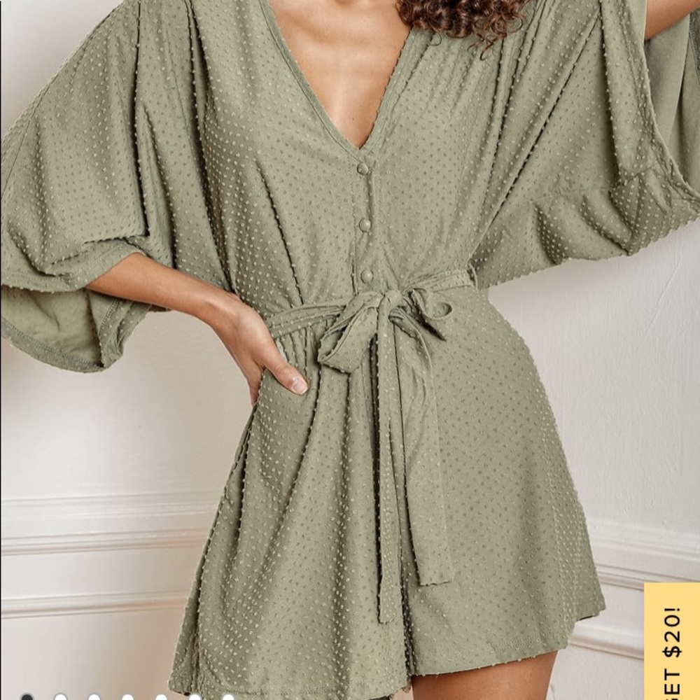 Green romper